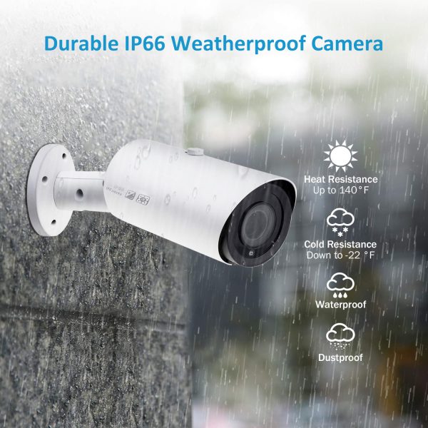 Anpviz 5MP 4X Optical Zoom Bullet POE IP Camera IP66 up to 30M IR Security CCTV camera Built in Microphone supprot SD Card Slot - Image 2