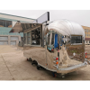 CE proved Airstream shiny stainless steel luxury mobile trailer/ ice cream coffee pizza outdoor concession caravan
