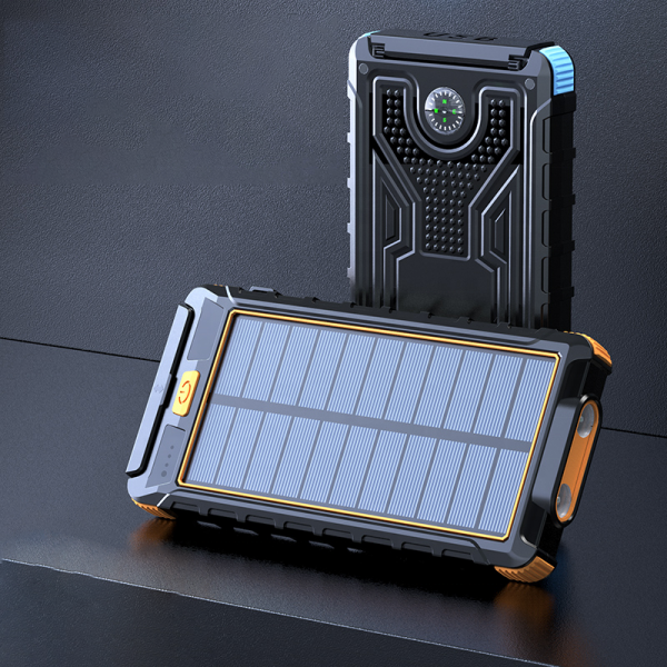 2021 Cell Phone Solar Power Bank 10000mAh Power Banks Portable Charger LED External Battery Outdoor PowerBank - Image 2