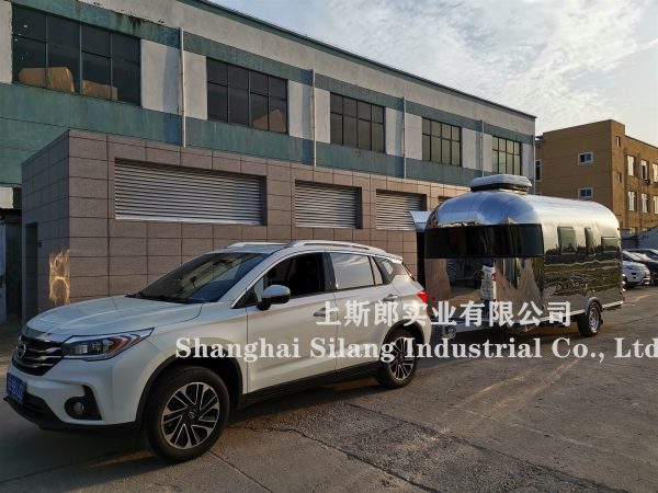 RV with fridge bed sink toilet television sofa mobile kitchen/ customized high quality airstream 304 stainless steel for europe