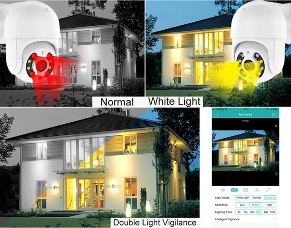 1080P 3MP 5MP PTZ WIFI Camera Long Range Outdoor Two Way Audio Dome Camara 2MP Security IP Camera Motion Detection CCTV Camera