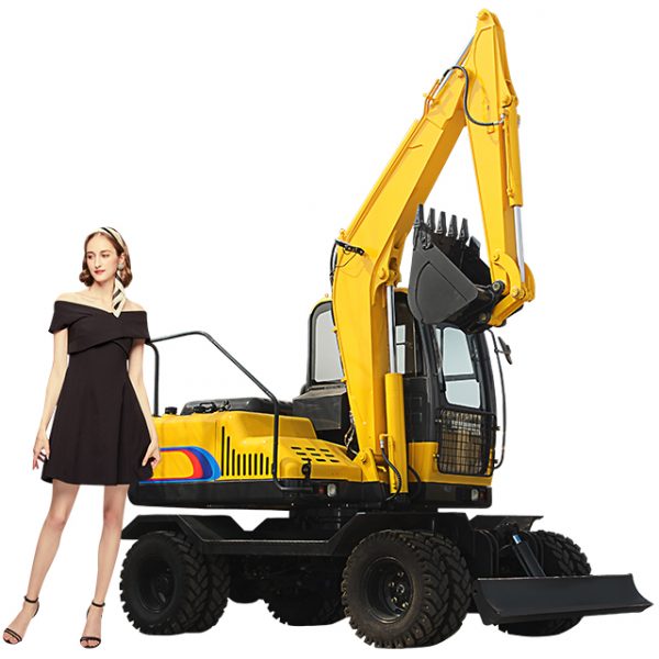 new brand not used chinese 8 ton excavator on wheels 7.5t wheeled excavator for sale - Image 4