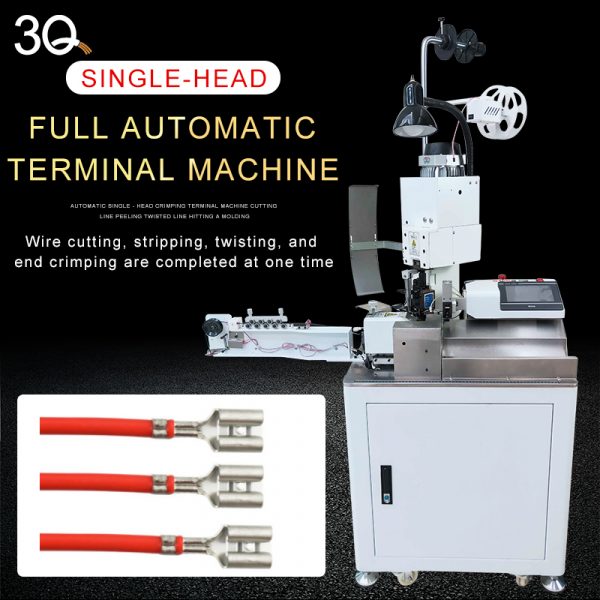3Q Full Automatic Single End Twisting and Terminal Crimping Machine/ Wire Processing Machine - Image 2