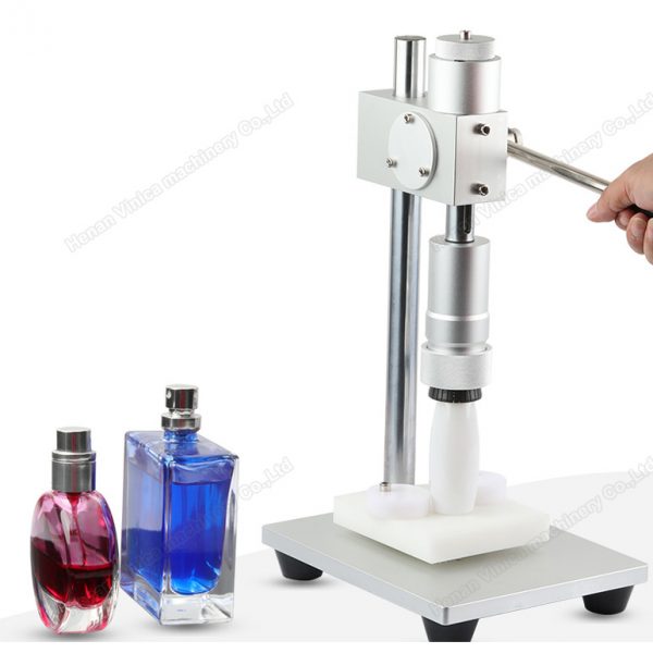 Perfume bottle capping machine crimping row Perfume collaring machine - Image 4