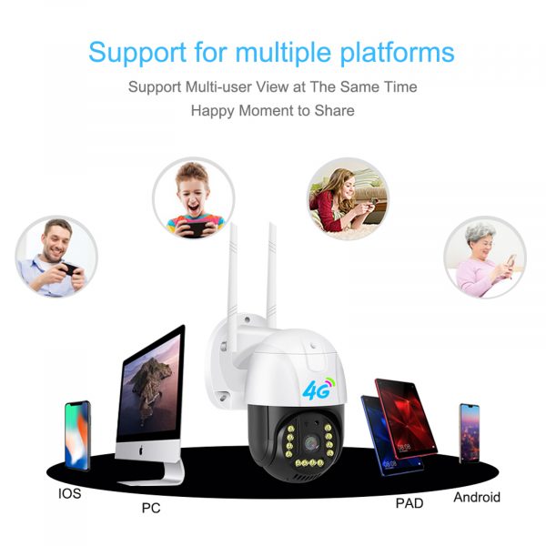 1080P WiFi Surveillance Outdoor PTZ Camera V380 Pro 4G Security Cctv Camera System - Image 5