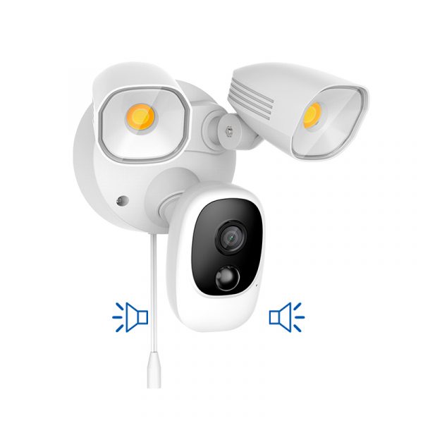 Waterproof Solar Floodlight Security Light With Inbuilt Cctv Camera - Image 2