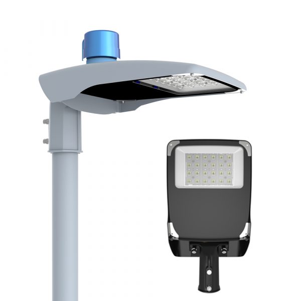 led SMD nema road light outdoor ac 220v lampadaires farola inteligent public post top led motion sensor SKD street light housing - Image 6