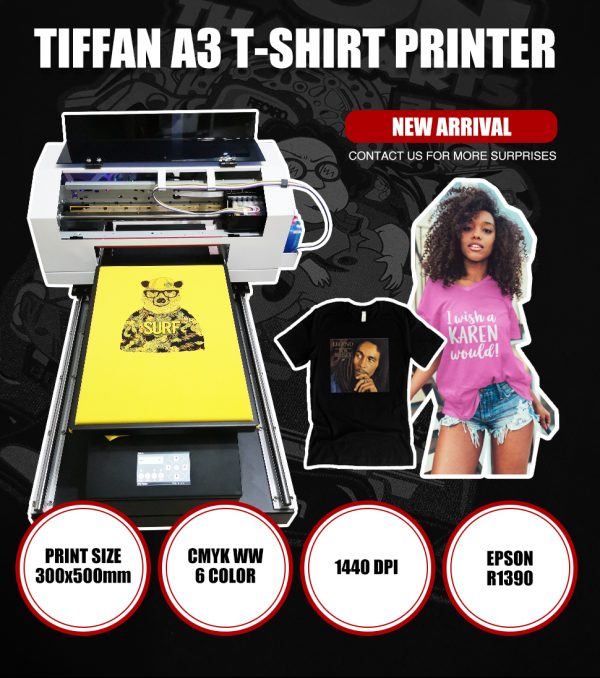 Weekly Deals Free Shipping!A3 DTG direct to garment  tshirt personal printer sweater tshirt printing machine