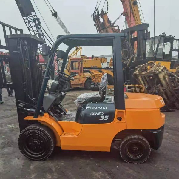 Second hand forklift 35ton 20 ton 15ton 10ton 5ton 3ton forklift tcm komatsu toyota side loading forklift truck - Image 6