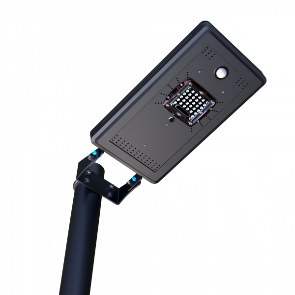2021 street lights poles Aluminum US hog feeder  outdoor led lighting 20w  AIO integrated solar street led light - Image 6