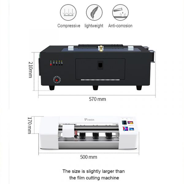 rb-3250t 5760dpi*1440dpi A3 A4 dtg dtf printer parts mobile colorful back sticker films paper t-shirt textile printing machine - Image 5