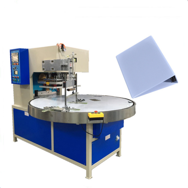3 stations 10KW   High Frequency Automatic Round Table PVC folder Welding  Equipment One year warranty - Image 6