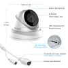 Anpviz IP camera 8MP POE Turret waterproof  CCTV Camera H.265+ 8MP SD card slot up to 256GB Built in Microphone Onf compatible