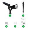 2021 Cheap ip65 Waterproof Outdoor lighting integrated all in one solar Garden  led light Energy Spotlights for street