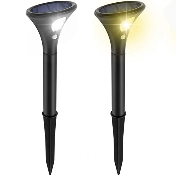PIR motion sensor LED  patio garden light stick solar stake light - Image 6