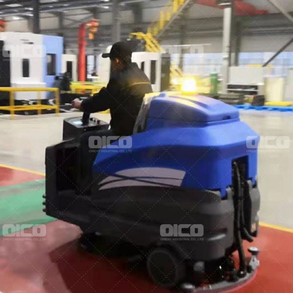 OR-V900 floor scrubber and tile cleaning machine auto scrubber machine flooring battery floor scrubber walking - Image 2