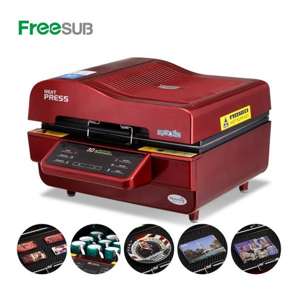 Freesub 3d vacuum sublimation heat press machine mug printing machine phone case printing machine - Image 4