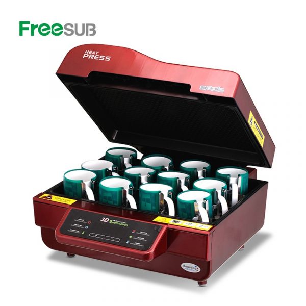 Freesub 3d vacuum sublimation heat press machine mug printing machine phone case printing machine - Image 2