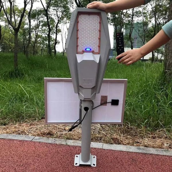 Solar Battery powered system Pole Lamp 100w 300w 400w 200w solar led street light - Image 3