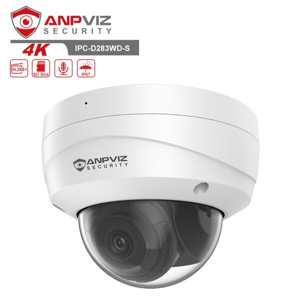 Anpviz 4K IP camera POE Dome 8MP cctv Camera IP67 H.265 surveillance  Built in Microphone  SD Card up to 256GB Up to IR 30M Onf - Image 6