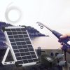Outdoor Solar Powered Panel support USB rechargeable Air oxygenator Oxygen Pump for Fish Pond/Fish Tank/Aquarium Pond