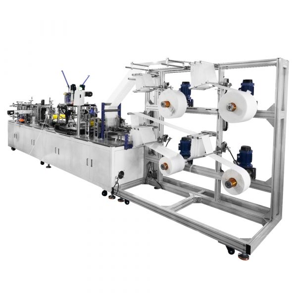 Korea popular Auto 3D MASK machine factory Fully Automatic N95 Folding ear loop Mask Making Machine - Image 2
