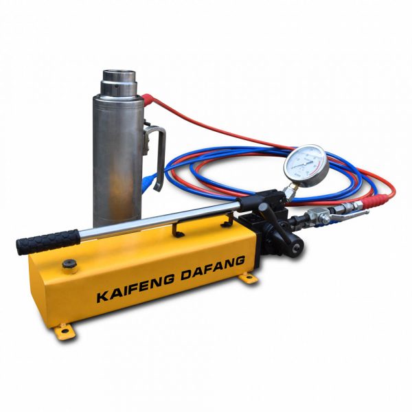 Railway equipments mini hydraulic power unit portable manual hydraulic pump for double acting cylinder - Image 2