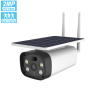 Solar Camera PIR Motion Detection Alarm Solar CCTV Camera Color Night Vision Solar WiFi Camera