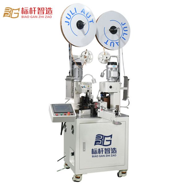 Full Automatic multi-core cable stripping terminal Double Head Wire Cutting Stripping And Terminal Crimping Machine - Image 6