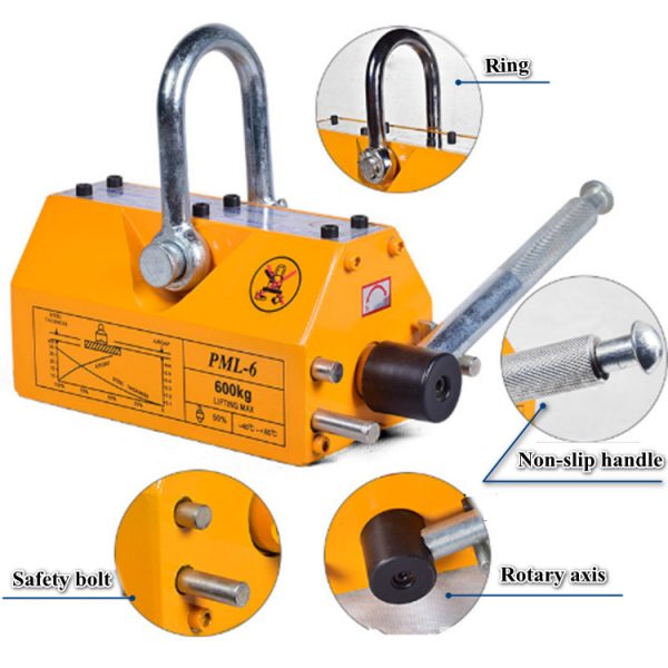 Permanent magnet lifter 400 kg 1000 kg 2000 kg 3000 kg heavy duty lifting powerful magnet lifter - Image 4