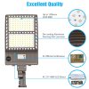 5 Years Warranty IP65 LED Street Lighting 320W 110v 220v led shoebox parking lots light for Road