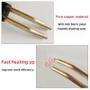 Hot melt nails for repairing cracks of plastic welding torch of automobile bumper
