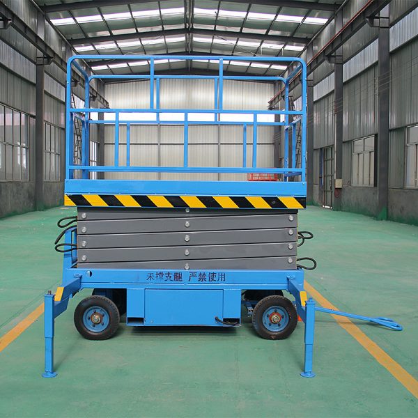 Hydraulic mechanical 20 meter working height mobile scissor lift with top quality - Image 2