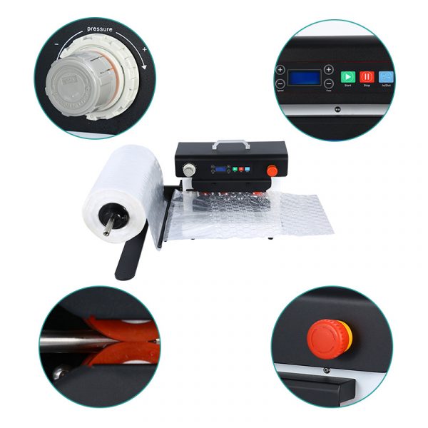 Inflatable Bags Wrap Roll Packaging Air Column Making Machine For Wine Bottle Packing - Image 4