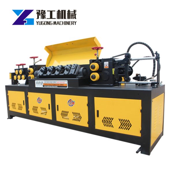 GT4-12 steel bar straightening and cutting machine wire straighter and cutter CNC straightening and cutting machine for sale - Image 2