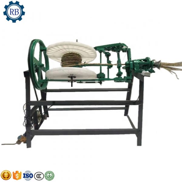 High quality NON-woven Fabric rope cabling machine Straw rope tying machine electric rope twisting machine - Image 3