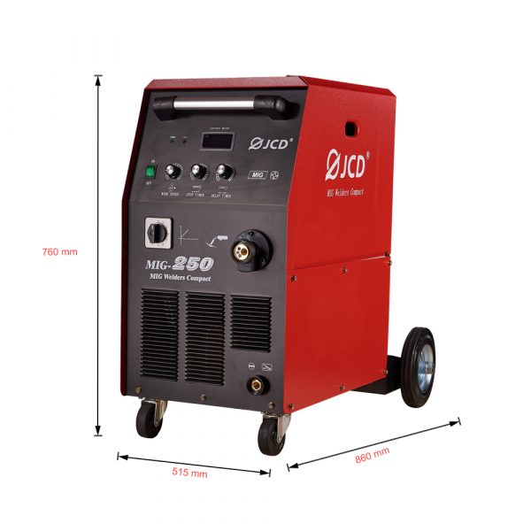 JCD Mig Inverter IGBT Welder Single Phase Gas Welding Machine MIG-250 for Stainless Steel 0.8-1mm Welding Metal Soldering Tool - Image 5