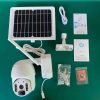 Solar powered panel home 4g outdoor security cctv camera solar powered ip camera