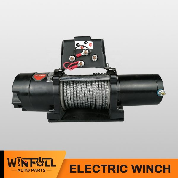 ATV/UTV 6000lbs Electric Winch Wire Rope 12V/24V DC Winch Remote Control Winch Set Oversea - Image 2