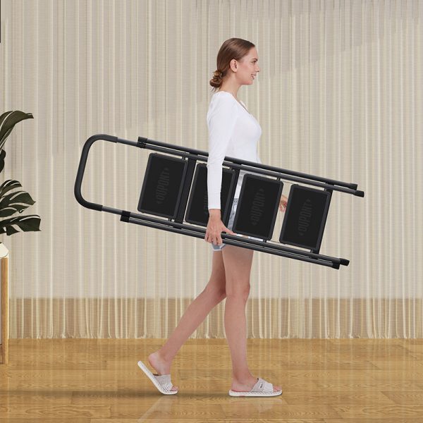Steel 4 Step Platform Ladder With Wide Pedal Tread Capacity 150kg/330lb with Certificate EN131 - Image 3