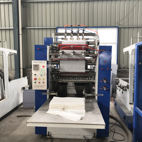 New Style Advanced Plastic Bags Facial Tissue Paper Folding Machine Facial Tissue Making Machine - Image 4