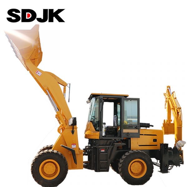 Agricultural 4 wheel drive backhoe loader digger with attachment price list sale - Image 2