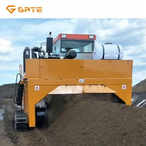 Cow dung pig chicken waste chicken manure compost machine for sale - Image 4