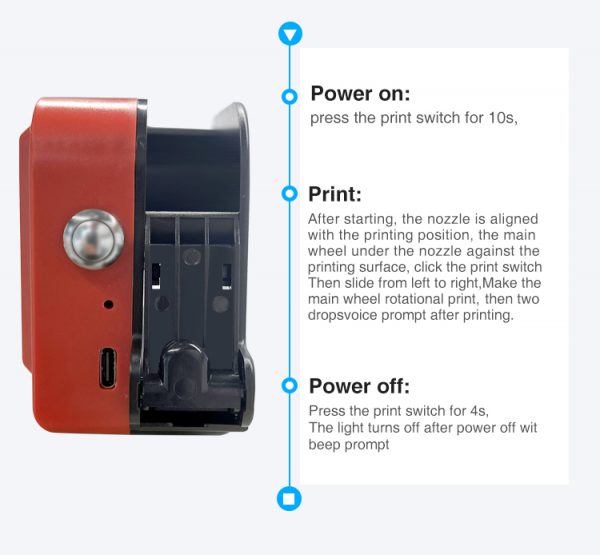 Faith Mini Printer Handheld Inkjet Package Printing Machine For Carton Box Paper Card - Image 4