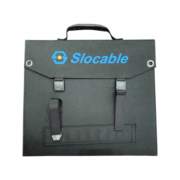 Slocable IP67 Portable 70W Monocrystalline Foldable Solar Pane with Output Battery Charger - Image 6