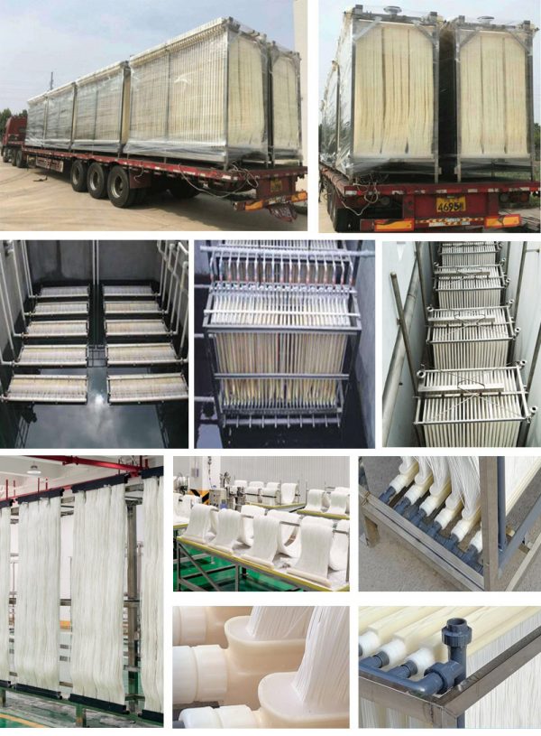 CE Certification Enhanced PDVF Material Sewage Disposal Plant 0.03um MBR Membrane - Image 5