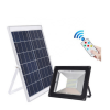 Solar powered waterproof led flood light with remote control multi function IP65 high bright 100W outdoor camping project light