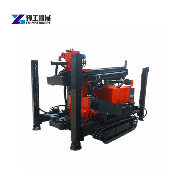 100 meter hydraulic Portable diesel engine track-type Water Well Drilling Rig machine for Sale Japan price - Image 3