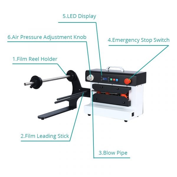 Inflatable Bags Wrap Roll Packaging Air Column Making Machine For Wine Bottle Packing - Image 2