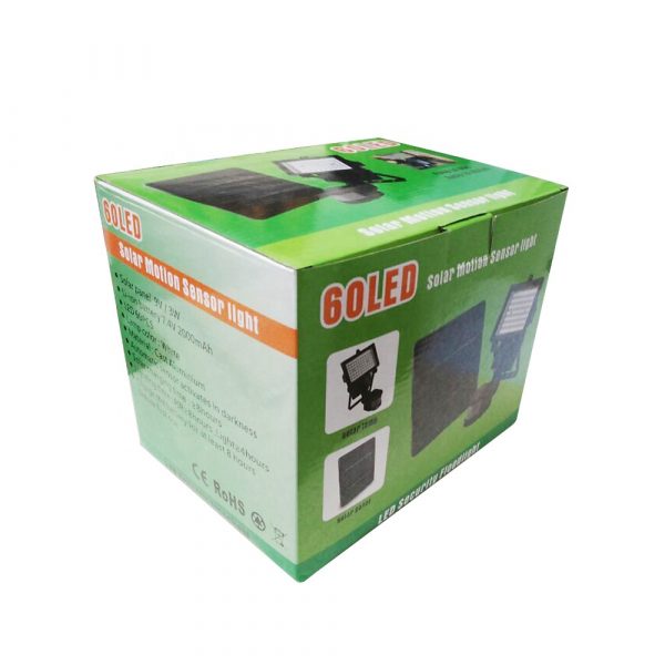 60 LED High Power 420 Lumen Outdoor PIR Motion Sensor Wall Lamps LED Solar Garden Lights Waterproof - Image 5